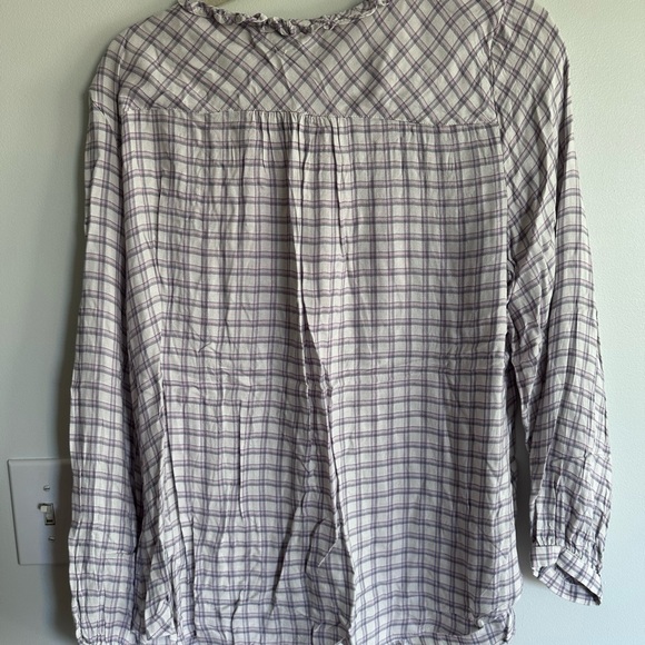 Talbots Barncore Plaid Button Up Shirt - Picture 3 of 5